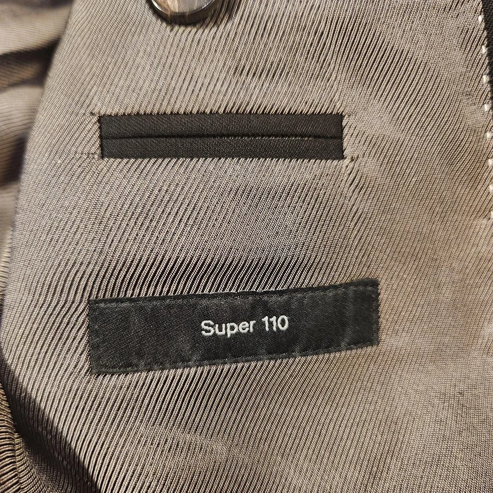Hugo Boss Blazer Mens 48R‎ Black Super 110 Virgin Wool Pasolini/Movie USA